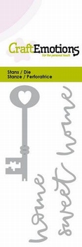 Craft Emotions Snijmal Key New Home 115633/0286*