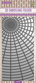 Nellie Snellen 3D Embossing Folder Sunshine EF3D037