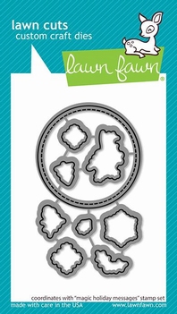 Lawn Fawn Snijmal Magic Holidays Messenges LF2677