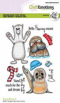 Craft Emotions Clear Stamp Arctic Winter 2  130501/1526*