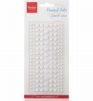 Marianne Design Enamel Dots - Snowflakes PL4520
