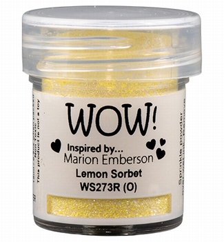 WOW Embossing Poeder Glitter Lemon Sorbet WS273R