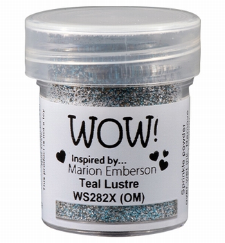 WOW Embossing Poeder Glitter Teal Lustre WS282X