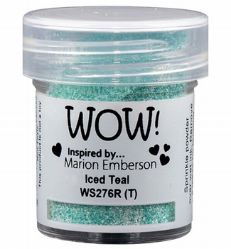 WOW Embossing Poeder Glitter Iced Teal WS276R