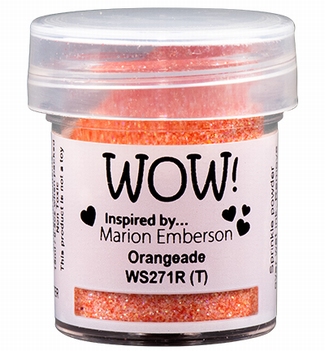 WOW Embossing Poeder Glitter Orangeade WS271R*
