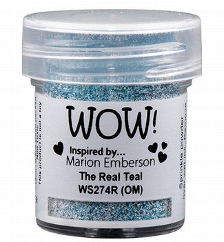 WOW Embossing Poeder Glitter The Real Teal WS274R