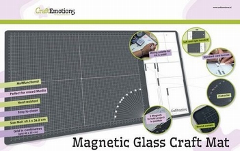 Craft Emotions Glass Craft Mat Magnetisch  860503/1800*