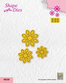 Nellie Snellen Shape Die Flowers 7   SD228*