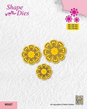 Nellie Snellen Shape Die Flowers 6   SD227*