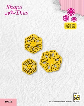 Nellie Snellen Shape Die Flowers 5    SD226*