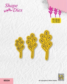 Nellie Snellen Shape Die Branches 3    SD224*