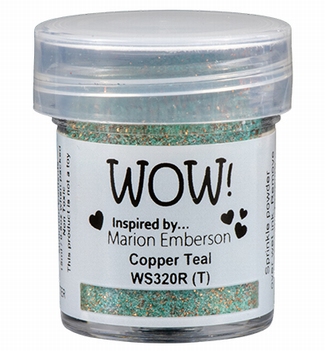 WOW Embossing Poeder Glitter Copper Teal WS320R