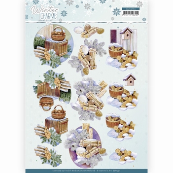 Jeanine's Art Knipvel Winter Charme - Wood CD11741