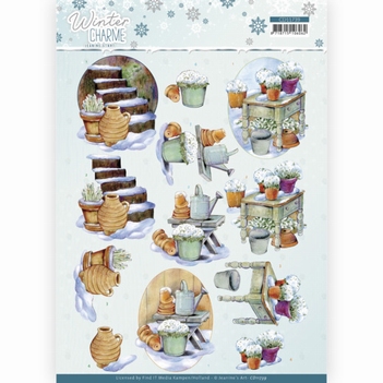 Jeanine's Art Knipvel Winter Charme - Stairs CD11739