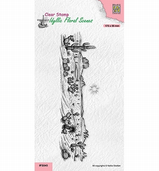 Nellie Snellen Clear Stamp Slimline Desert IFS045