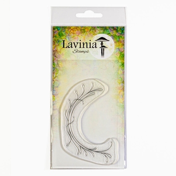 Lavinia Clear Stamp Wreath Flourish Left LAV700