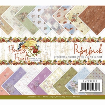 Precious Marieke Paperpack Flowers & Fruit PMPP10033*
