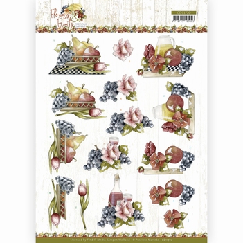 Precious Marieke knipvel Flowers & Fruits - Grapes CD11720