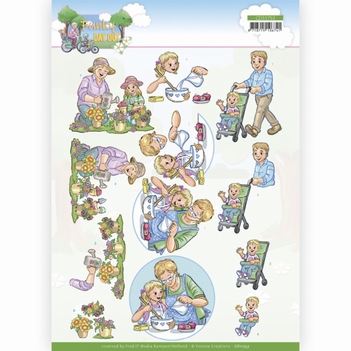Yvonne Creations knipvel Funky Day Out - Garden CD11753