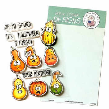 Gerda Steiner Clear Stamp Gourds GSD753*