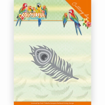 Amy Design Snijmal Colourful Feathers - Feather ADD10263