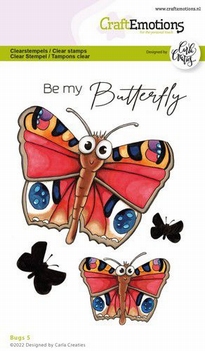 Craft Emotions Clear Stamp Carla Creaties Bugs 5 130501/1635