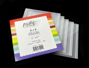 Picket Fence Stamp & Stencil Pouches ORG-102