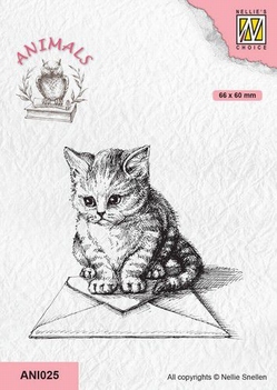 Nellie Snellen Clear Stamp Animals Kitten ANI025