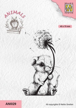 Nellie Snellen Clear Stamp Animals Mouse ANI029