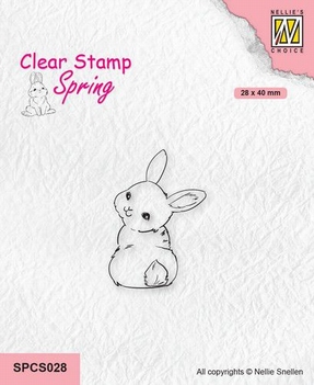 Nellie Snellen Clear Stamp Cute Rabbit 3   SPCS028