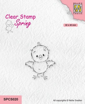 Nellie Snellen Clear Stamp Chickies: Learn to Fly SPCS020
