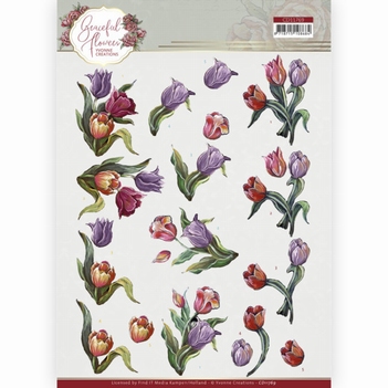 Yvonne Creations knipvel Graceful Flowers - Tulips CD11769