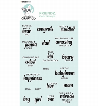 Creative Craftlab Clear Stamp Baby Text CCL-FR-STAMP165