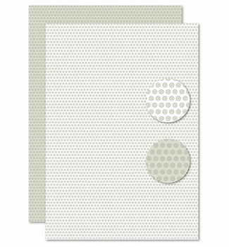 Nellie Snellen Achtergrondvel Grey/Green Flowers NEVA118