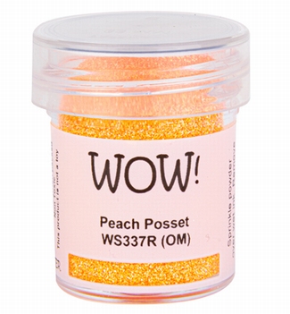 WOW Embossing Poeder Glitter Peach Posset WS337R