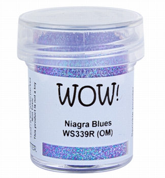 WOW Embossing Poeder Glitter Niagra Blues WS339R*