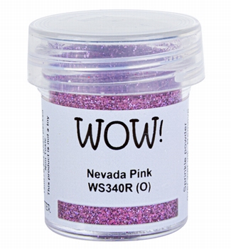 WOW Embossing Poeder Glitter Nevada Pink WS340R