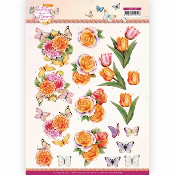 Jeanine's Art Knipvel Perfect Butterfly - Rose CD11784