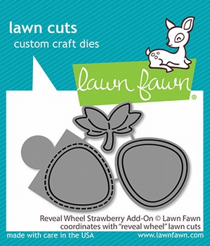 Lawn Fawn Snijmal Reveal Wheel Strawberry Add-on LF2820