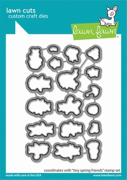 Lawn Fawn Snijmal Tiny Spring Friends LF2779