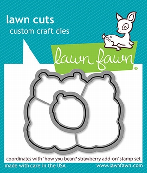 Lawn Fawn Snijmal How You Bean Strawberry Add-on LF2767