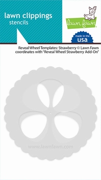 Lawn Fawn Reveal Wheel Template Strawberry Stencils LF2817