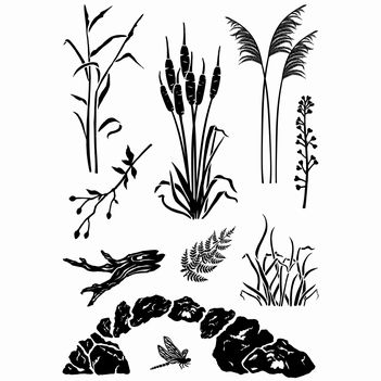 Card-io Clear Stamp Still Waters CCSTSTI-01