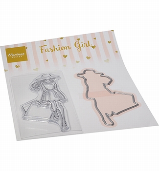 Marianne Design clear stamp Fashion Girl CS1089