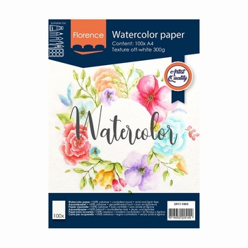 Vaessen Florence Watercolor Paper Off-White 2911-1003