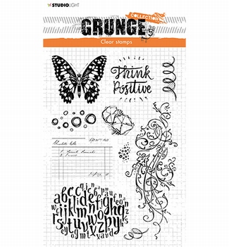 Studio Light Clear Stamp Grunge Butterfly SL-GR-STAMP207*
