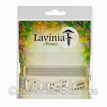 Lavinia Clear Stamp Musical Notes LAV737