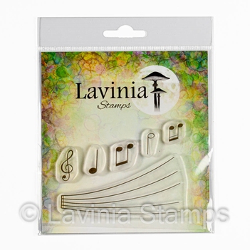 Lavinia Clear Stamp Musical Notes Large LAV738