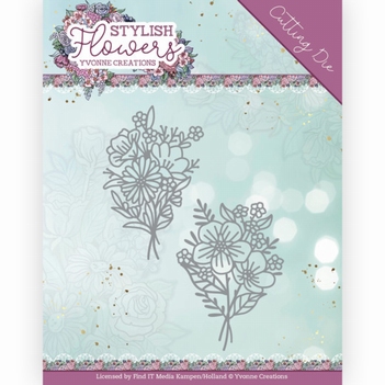 Yvonne Creations Snijmal Stylish Flowers - Bouquet YCD10270