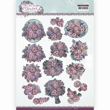 Yvonne Creations knipvel Stylish Flowers - Bouquet CD11781